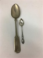 2 Sterling Spoons 29g
