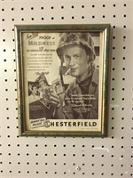 Chesterfiled Cigarette/Military Advertising