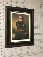 Framed General Robert E Lee Print