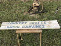 Wood craft signs from the “Jewel Box”