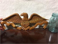 Hand carved eagle