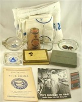 (13) PIECES B&O and C&O RAILROAD COLLECTIBLES