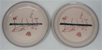 (2) PCS. RAILROAD CHINA NY CENTRAL DINNER PLATES