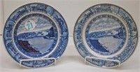 (2) B&O SCAMMELL'S LAMBERTON CENTENARY SOUP BOWLS