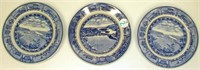 (3) B&O SHENANGO CENTENARY DINNER PLATES