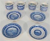 (4) B&O SHENANGO CENTENARY CUP & SAUCERS