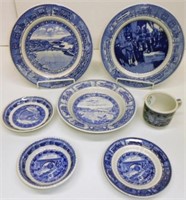 (6) PCS. B&O SHENANGO PORCELAIN DINNERWARE