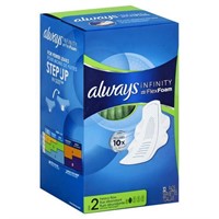 Always Infinity Pads with Wings for Women, Heavy