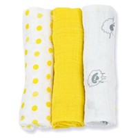 Lulujo Mini Muslin Cloth (Sunshine Yellow)