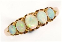 Australian 15ct gold and opal ring