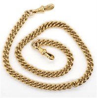 9ct gold fob chain