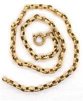 9ct gold belcher chain necklace