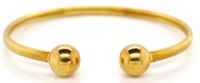 18ct yellow gold bangle