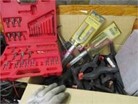 many clamps -2 napa separator tools -bits -etc