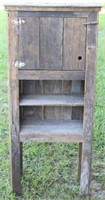 PRIMITIVE WOODEN CUPBOARD, MADE FROM OLD WOOD