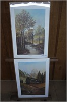 2 Prints by Ben Hampton -