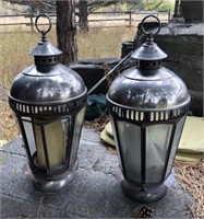 Outdoor Lantern Pair