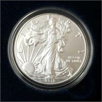 2018-W American Eagle Silver Dollar