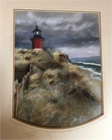 Original Lighthouse Pastel Painting