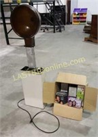 Salon hair dryer with hair products