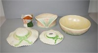 Five various Sylvac ceramic pieces