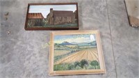 2 vintage paintings
