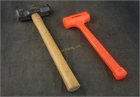 Pair Of Hammers Sledge, Dead Blow Mallet