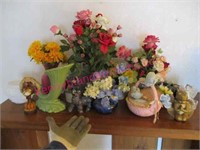 green vase -floral arrangements -turkey fig -etc
