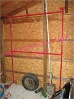 work truck metal rack (red)