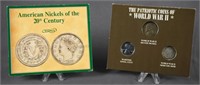 American Nickel and WWII Coin Sets