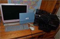 SONY DESK TOP COMPUTER WITH PRINTER