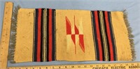 Small Navajo style rug, 18" x 9" like a Salesman's