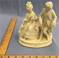 Beautiful French porcelain figurine of man and wom