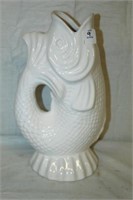White Fish Vase