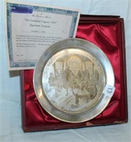 American Bicentennial Sterling Silver Plate with