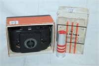 Box of flares and vintage AGFA-PD 16