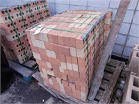 Pallet of Cement Blocks, (2) Pallets Bricks (1100)