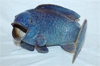 Blue Pottery Fish