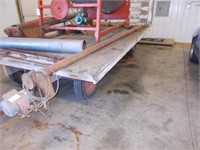 Approximate 15Ft  3" Grain Auger w/Electric Motor
