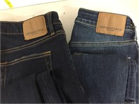 american eagle jeans 2pair   new