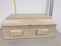 solid wood childs size coffin