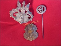 Vintage Polish Army Badges