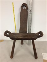 3 leg ironwood stool