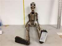 wood halloween skeleton