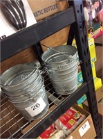 1 LOT STEEL PAILS