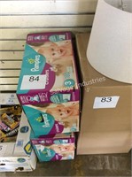 2 CTN PAMPERS DIAPERS (SZ 3)