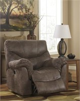 Ashley 714 Gunsmoke Scoop Seat Rocking Recliner