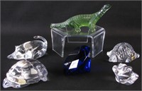 Group of Crystal and Glass Decorative  Accessories
