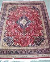 Handmade Mashad Room Size Rug