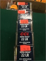 500 Rounds of CCI Mini-Mag .22LR